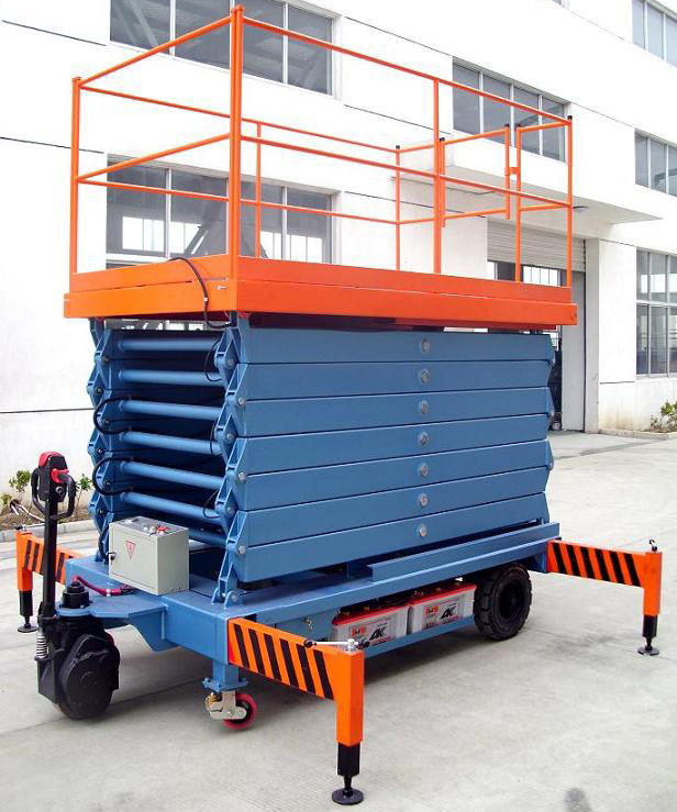 中山助力行走剪叉式高空作业平台